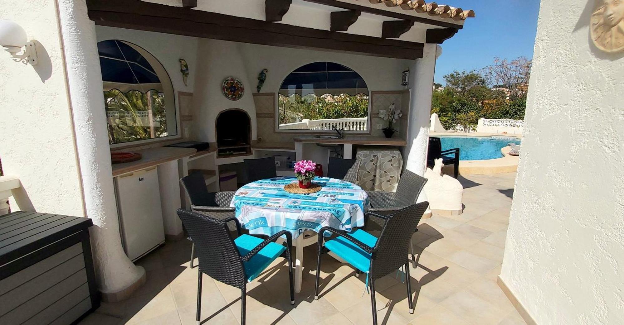 Villa Gran Palmeras With Private Pool & Amazing View Calpe Buitenkant foto